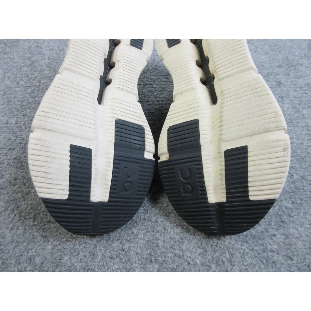 On Cloudnova Shoes Womens Size 8.5 Black White CloudTec Swiss Running Sneakers
